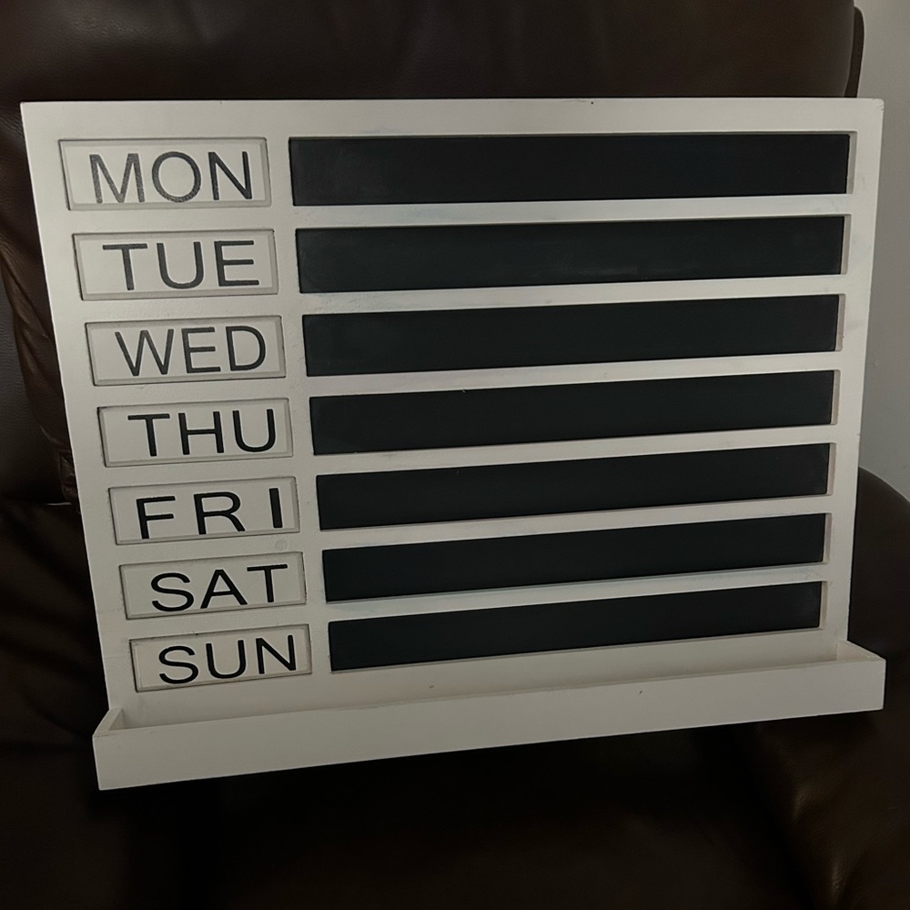 Chalkboard Menu